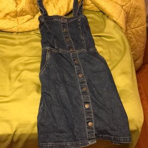 overall hollister dress